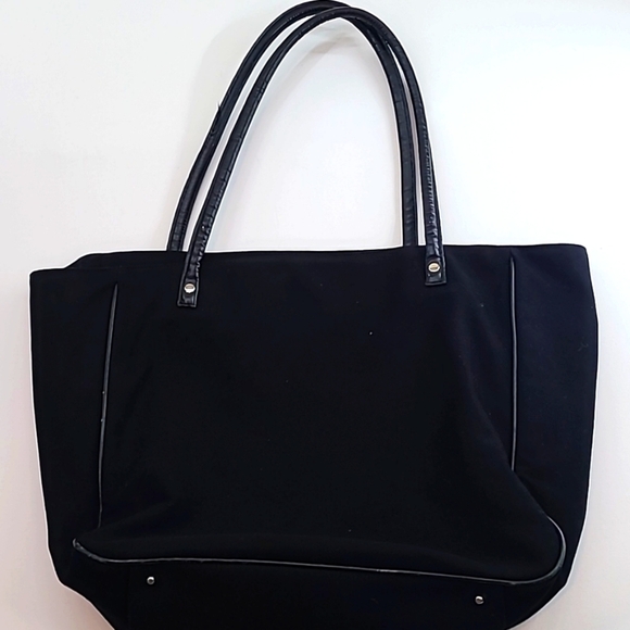 RED ENVELOPE - Black Canvas Three Photo Large Tote Bag - Picture 2 of 8